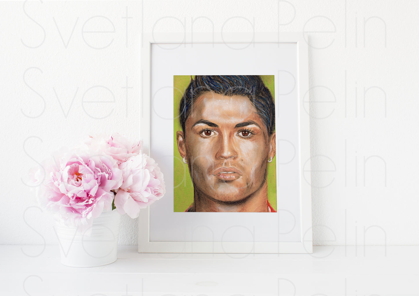 Cristiano Ronaldo, ART PRINT Signed by Artist