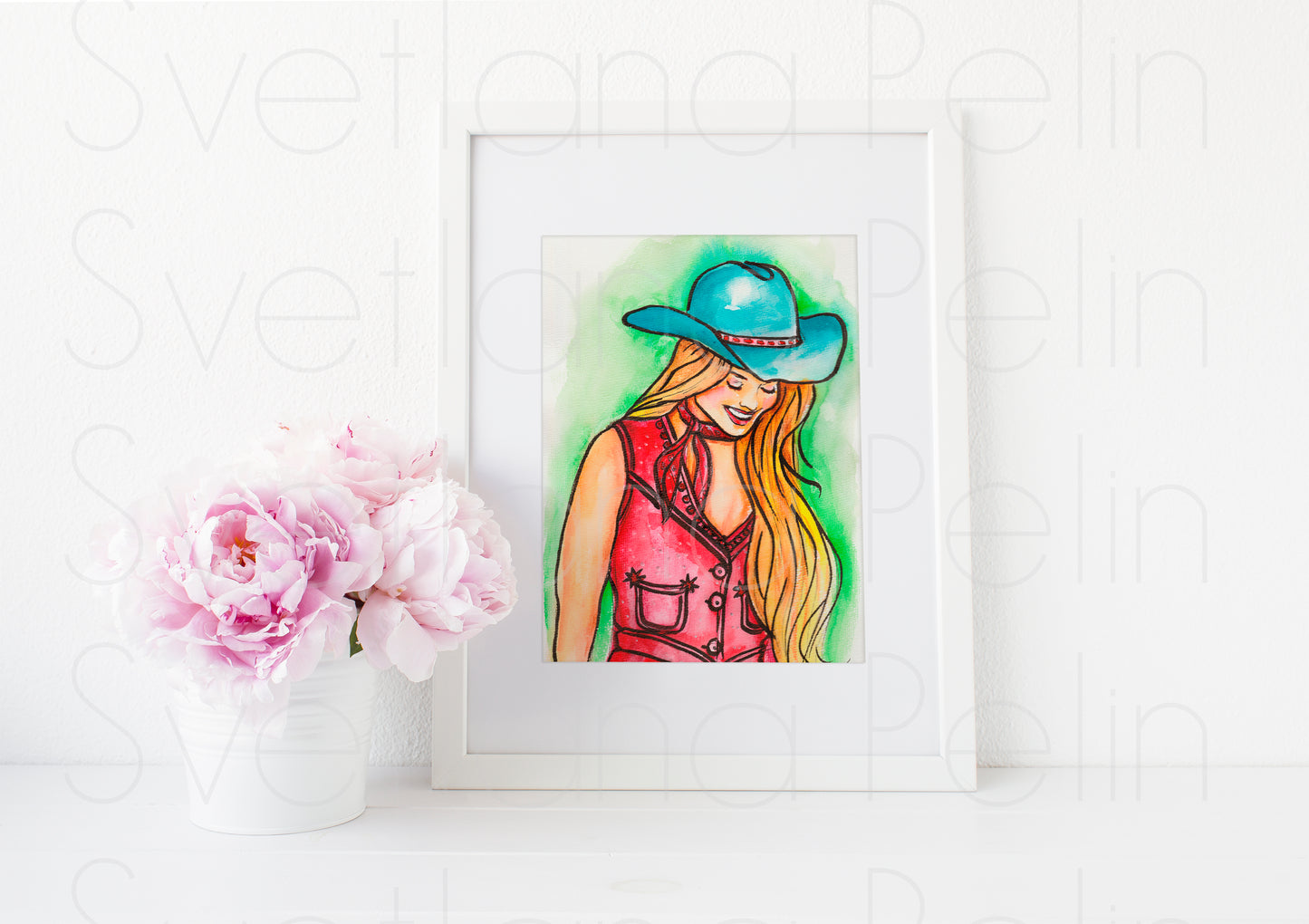 Margot Robbie, ART PRINT Signed by Artist