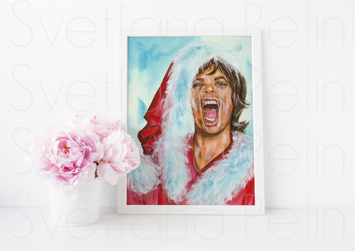 Mick, MJ, ART PRINT Signed by Artist