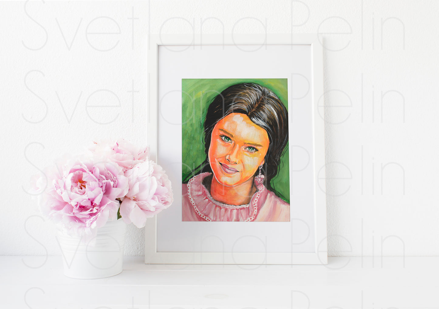 Brooke Shields, ART PRINT Signed by Artist