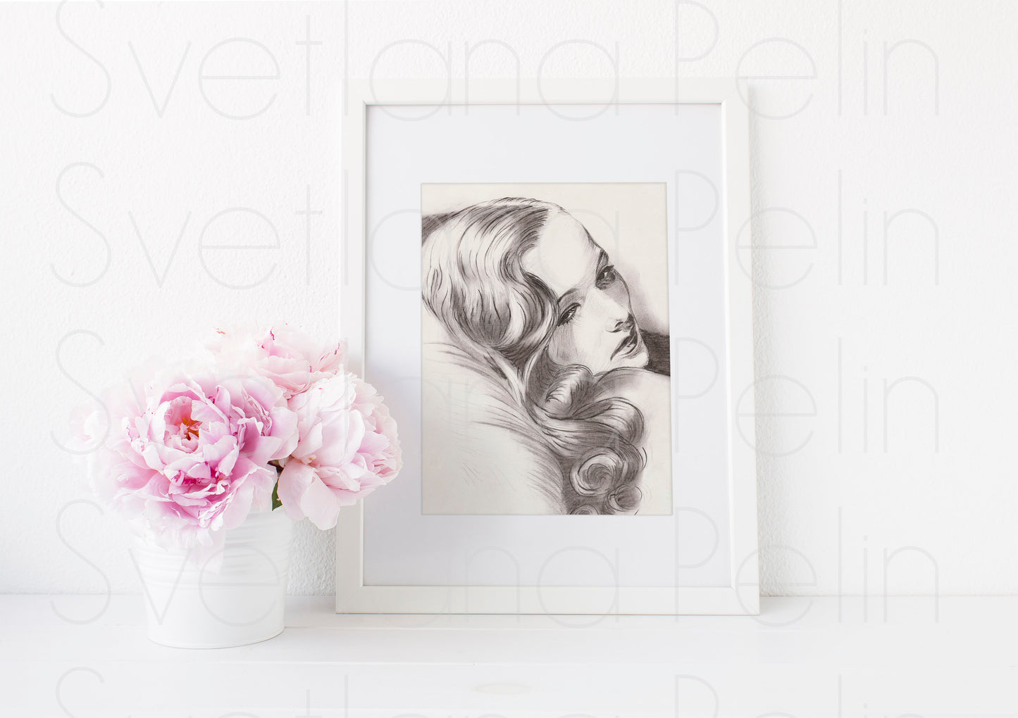 Veronica Lake, ART PRINT Signed by Artist