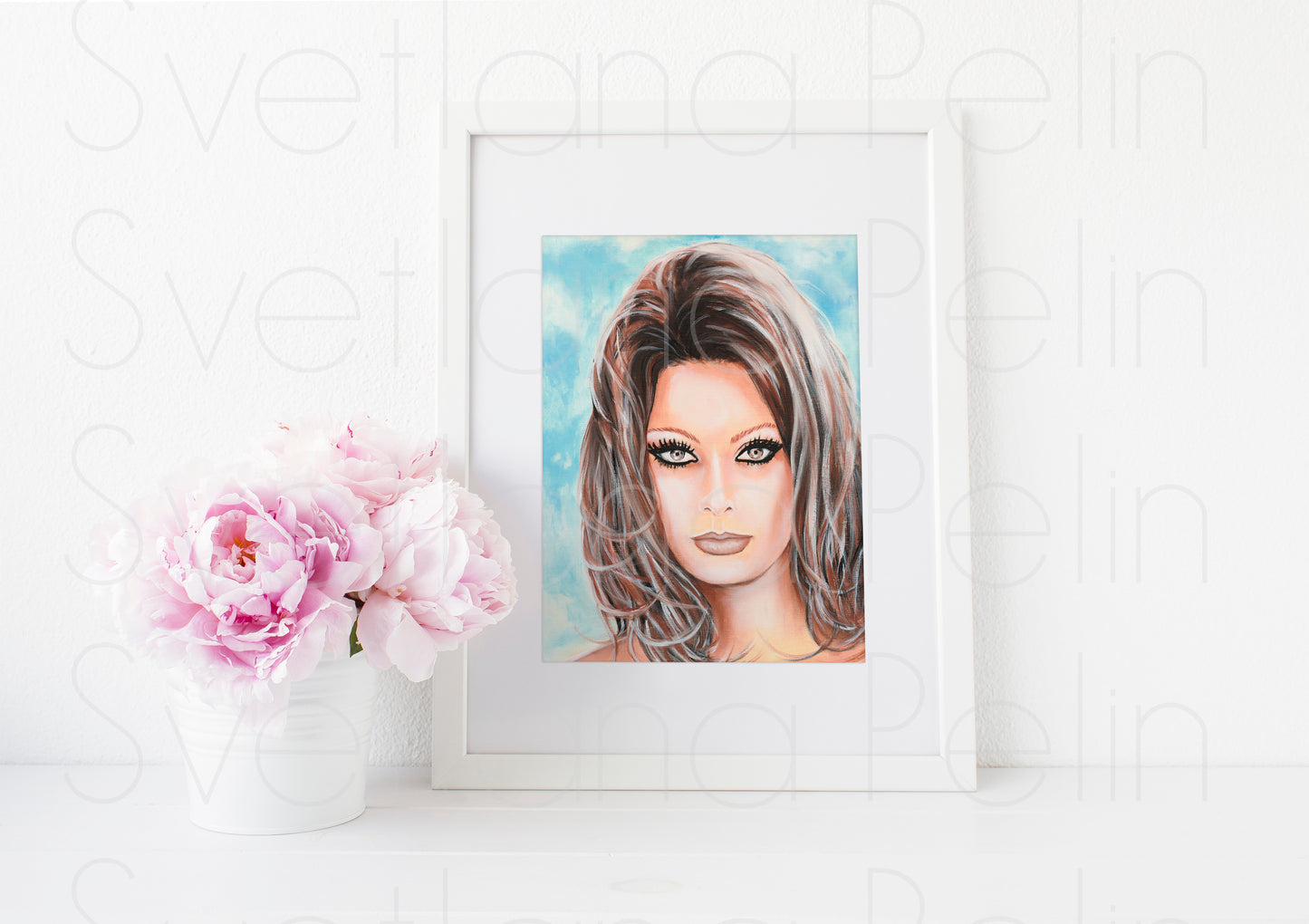 Sophia Loren, ART PRINT Signed by Artist