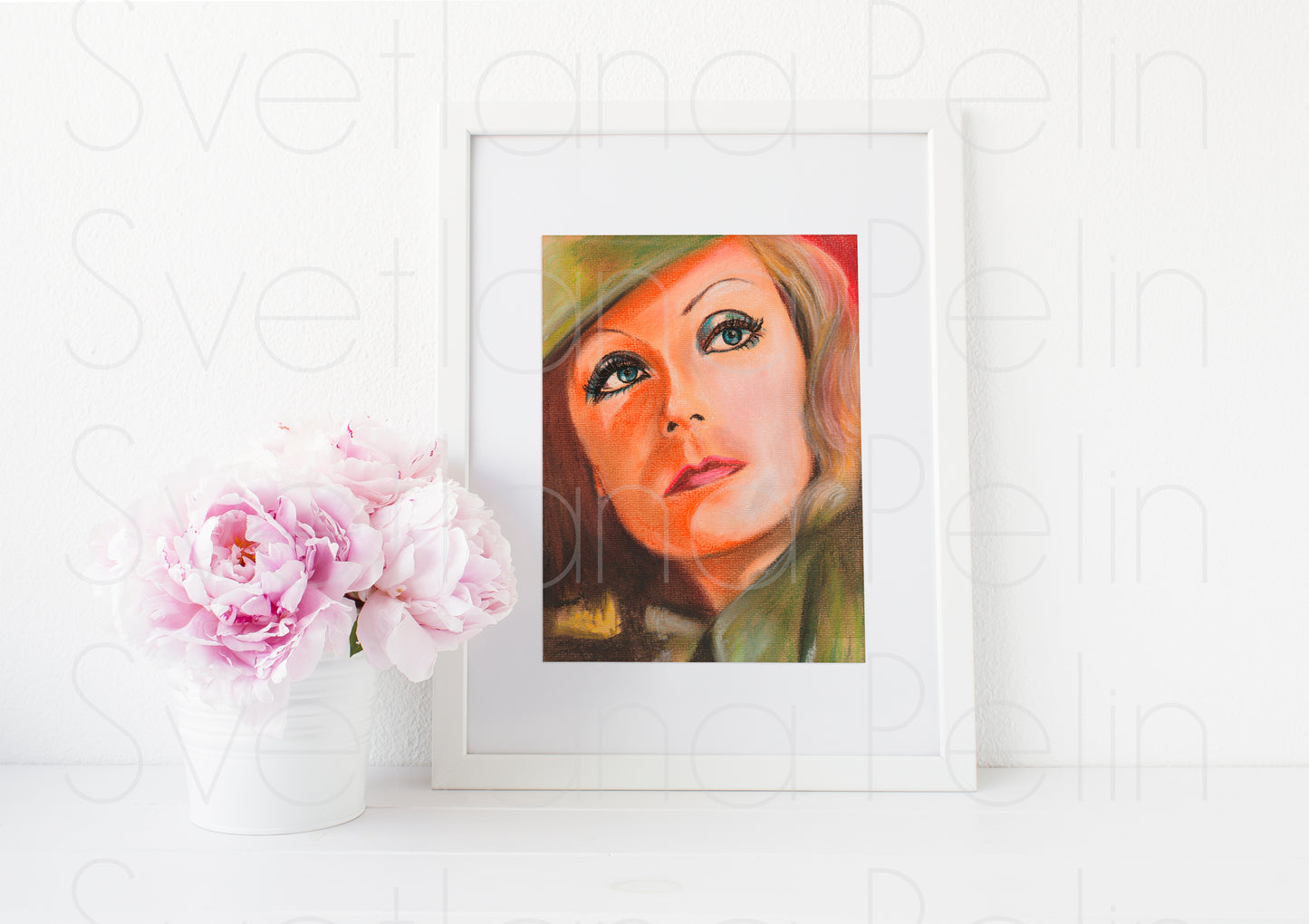 Greta Garbo, ART PRINT Signed by Artist