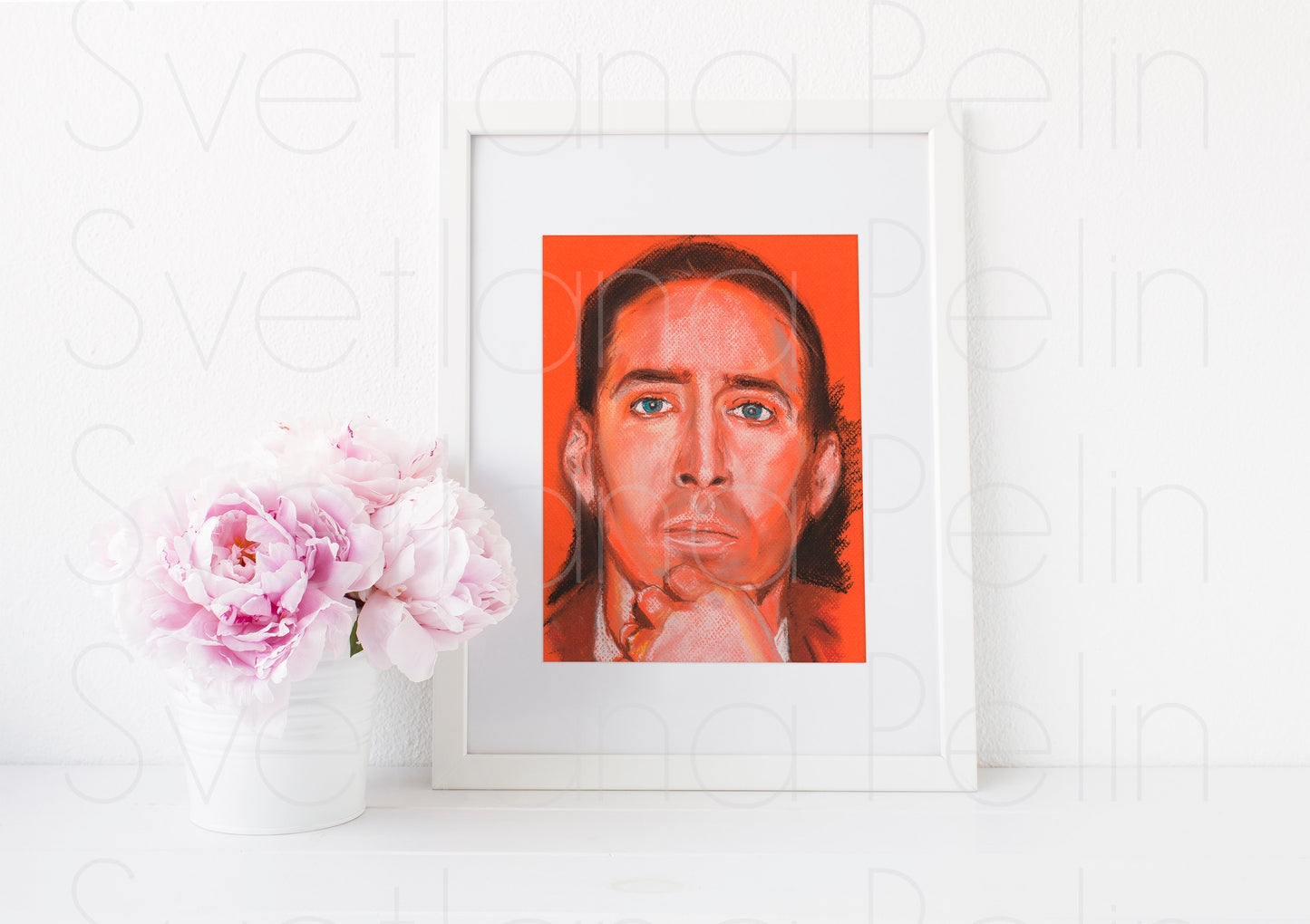 Nicolas Cage, ART PRINT Signed by Artist