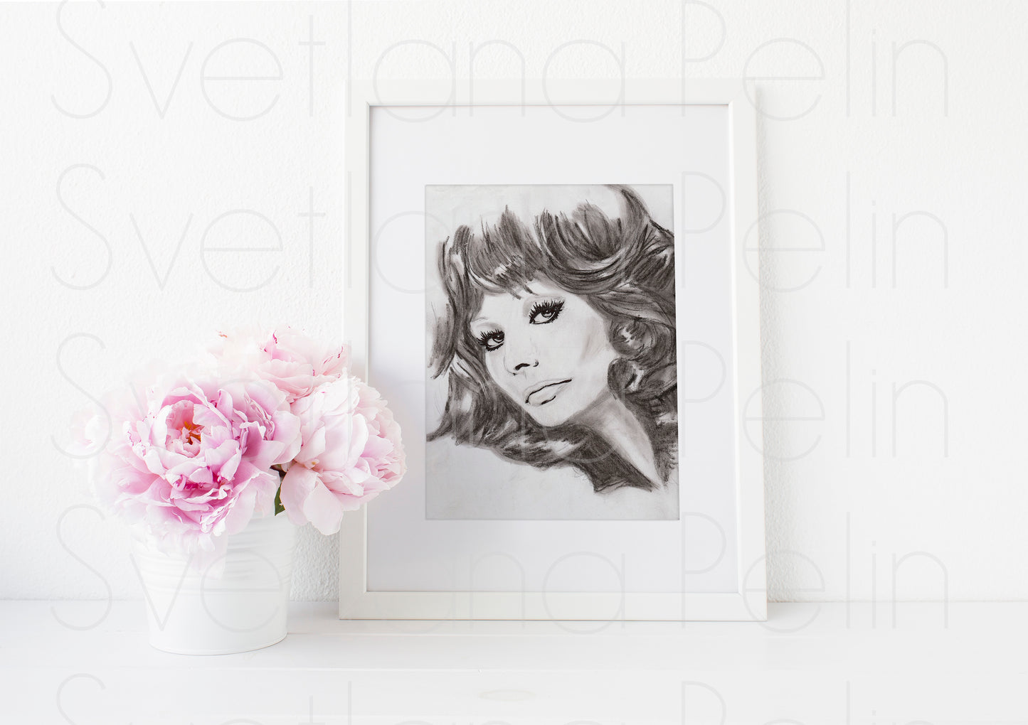 Sophia Loren, ART PRINT Signed by Artist