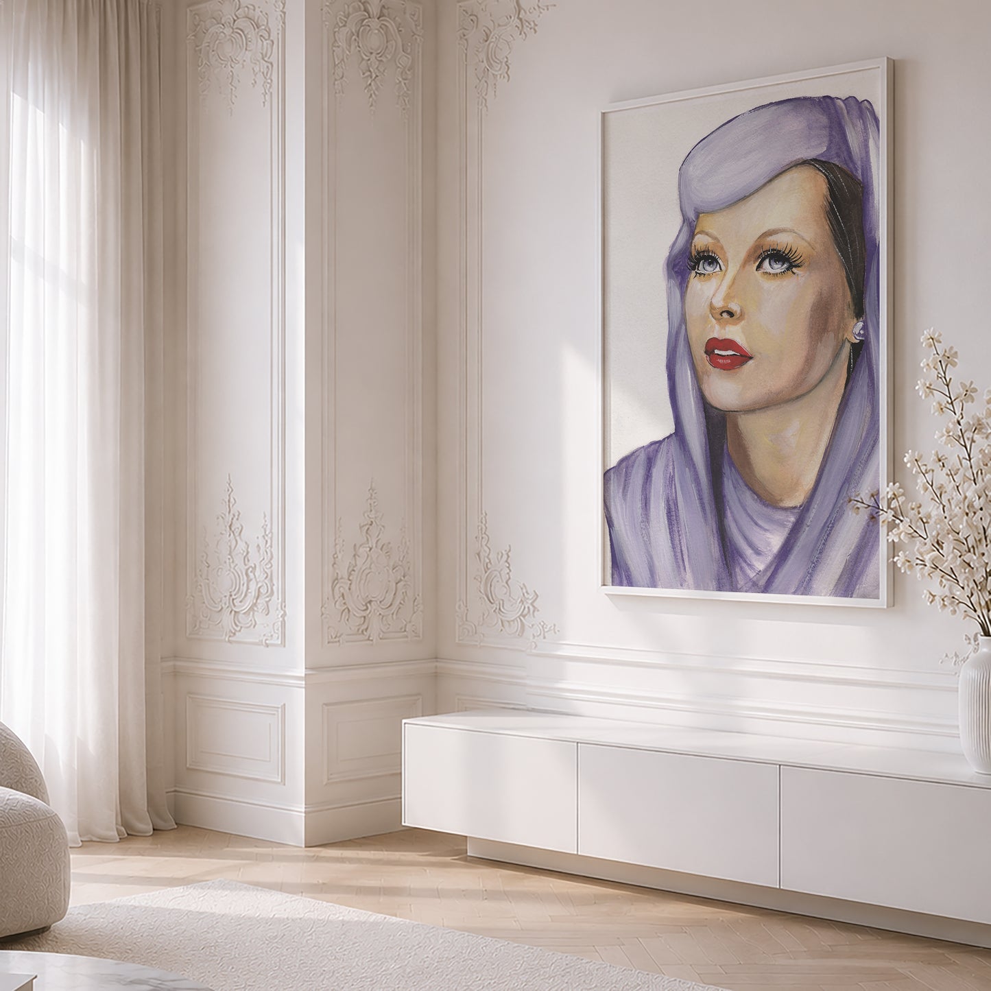 Hedy Lamarr. Museum Framed Print