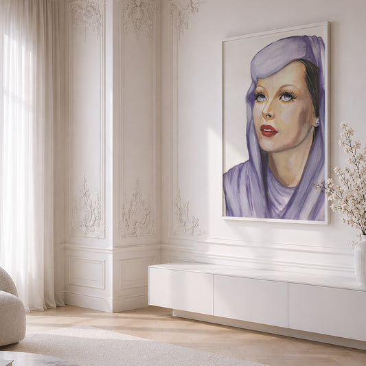 Hedy Lamarr. Museum Framed Print