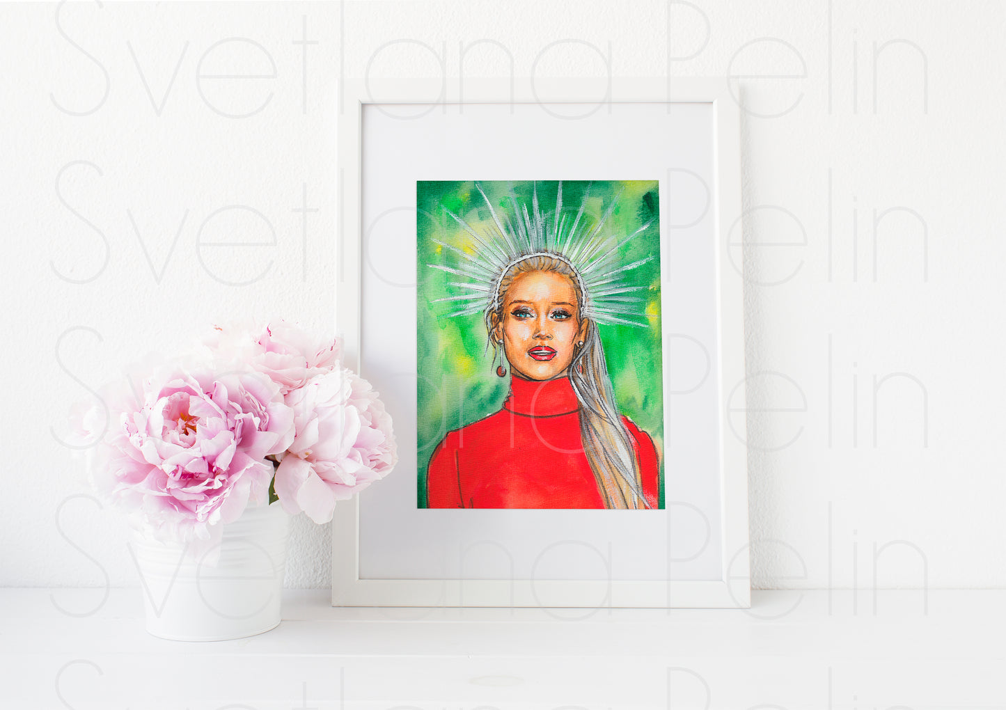 Amber Heard, ART PRINT Signed by Artist
