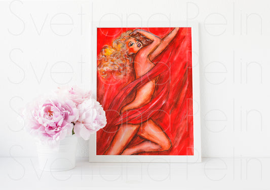 Marilyn Monroe, Tom Kelley, ART PRINT Signed by Artist