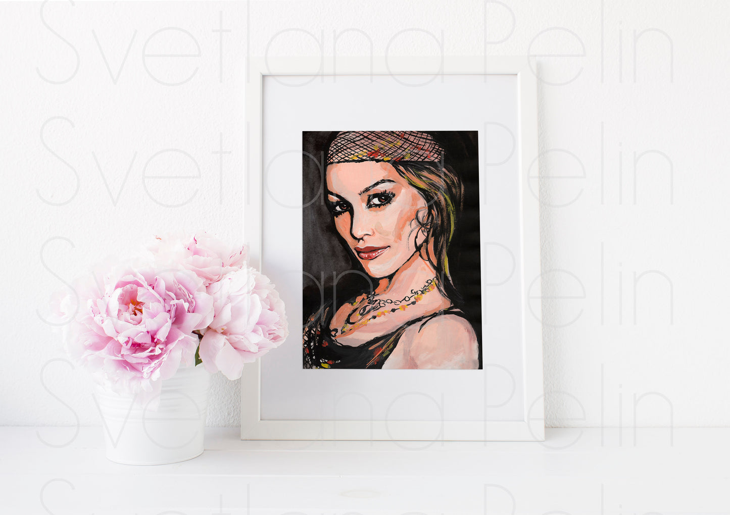 Jennifer Lopez, ART PRINT Signed by Artist