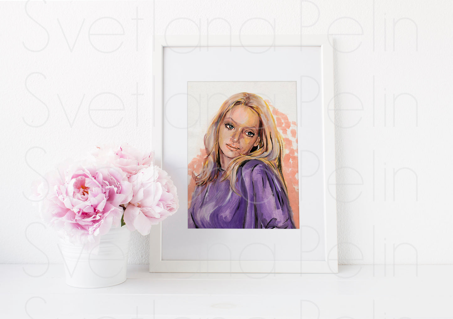 Uma Thurman, ART PRINT Signed by Artist