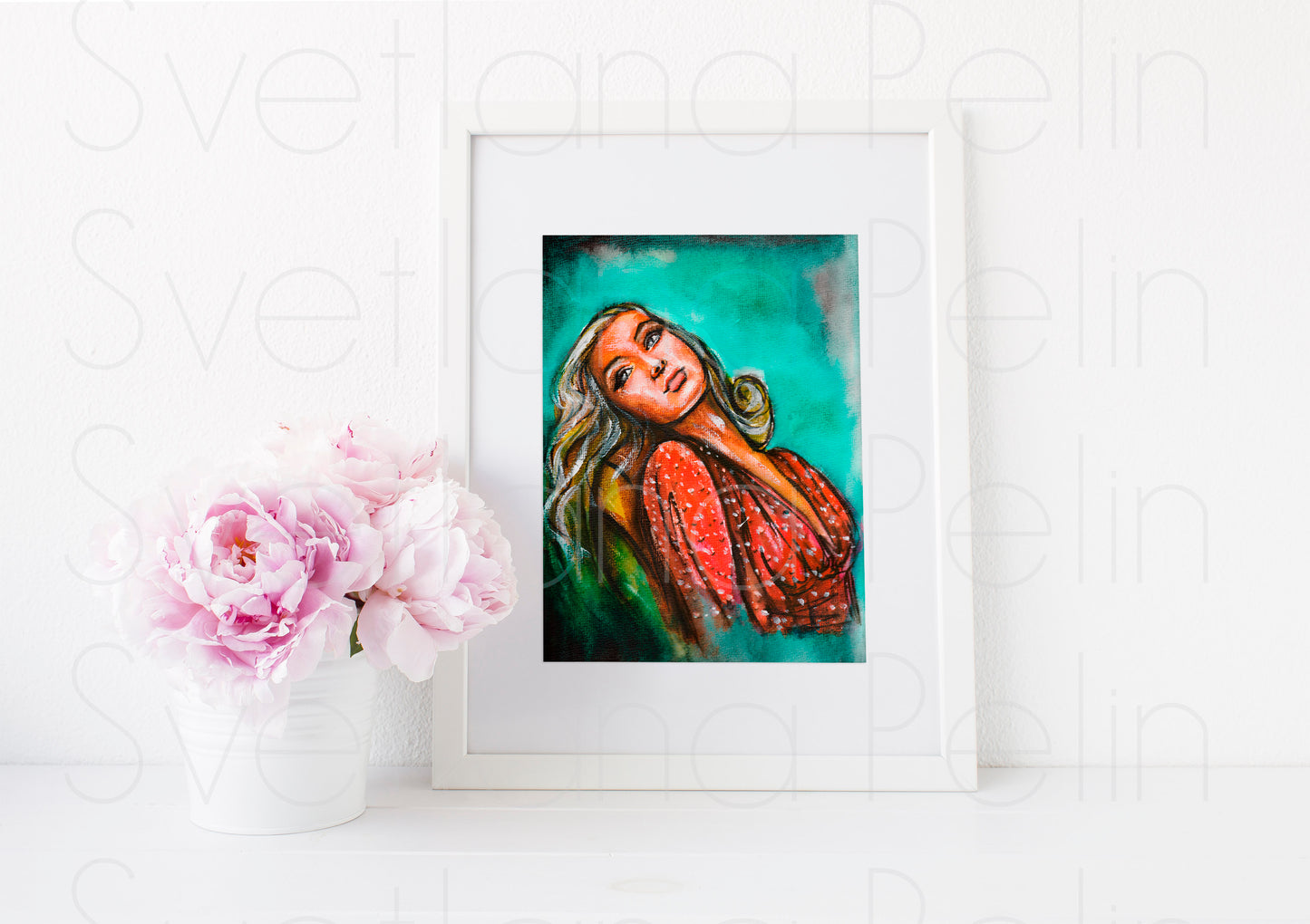 Veronica Lake, ART PRINT Signed by Artist