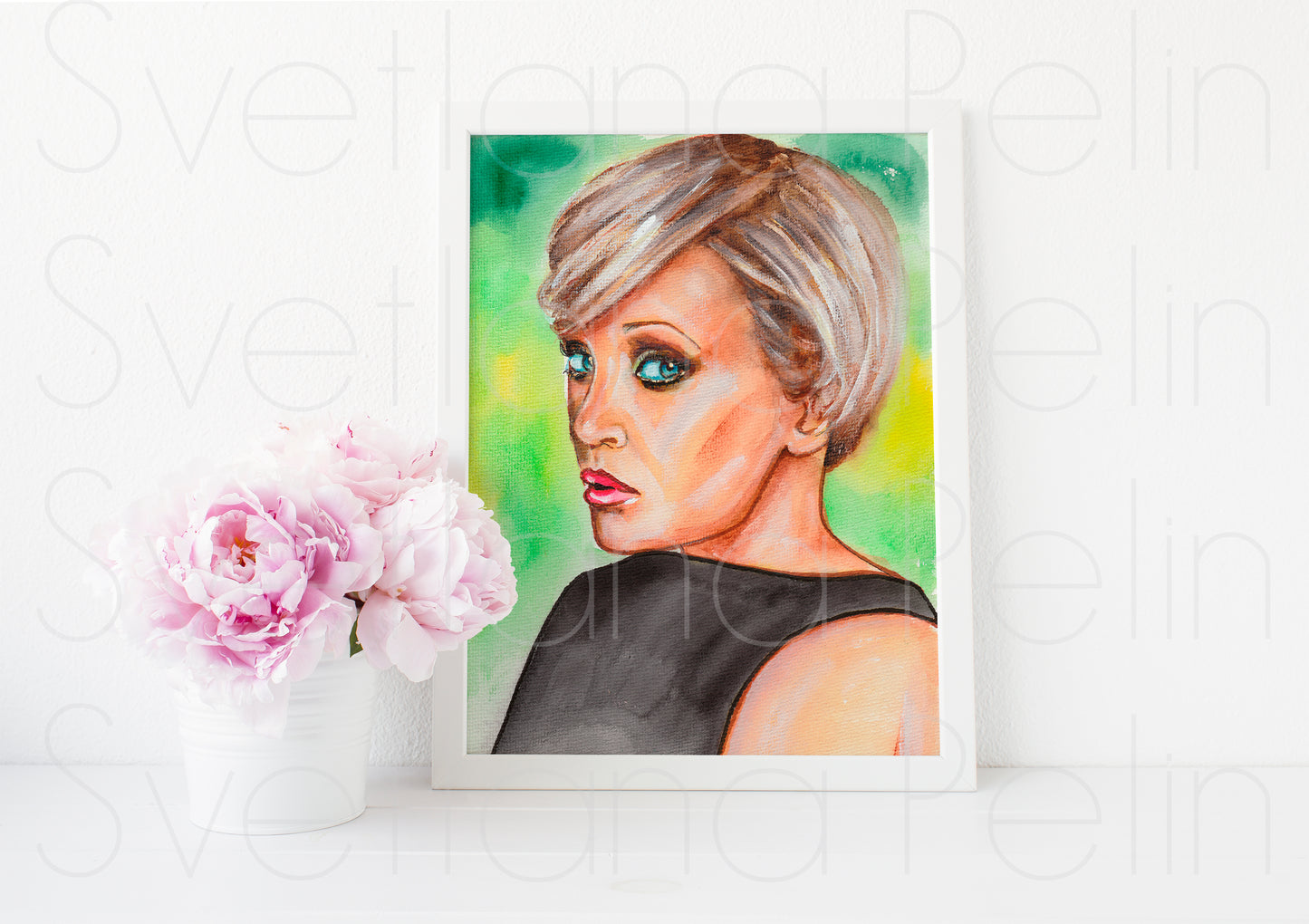 Patricia Kaas, ART PRINT Signed by Artist