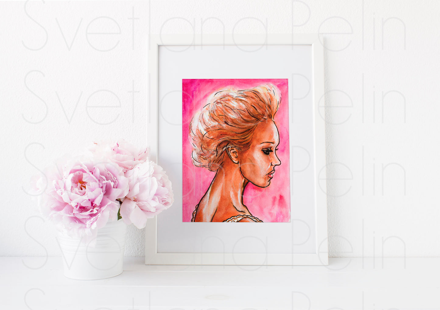Jessica Alba, ART PRINT Signed by Artist