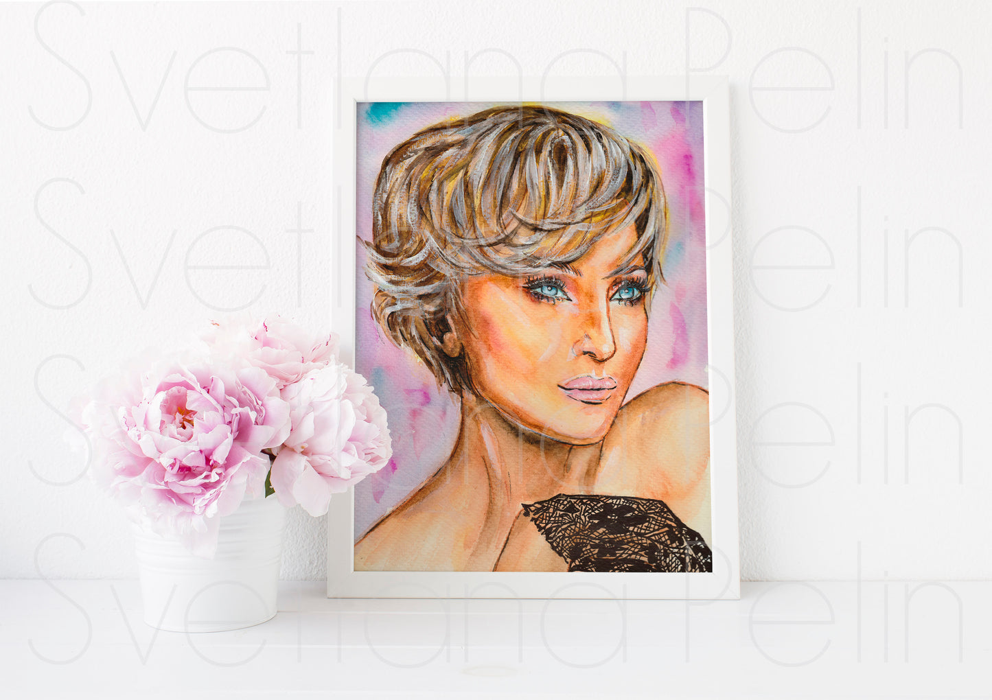 Patricia Kaas, ART PRINT Signed by Artist