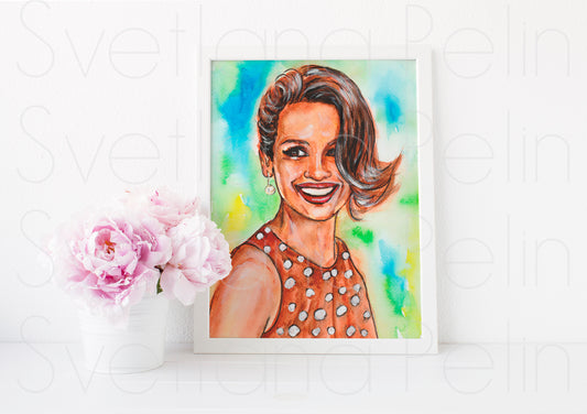 Julia Roberts, Pretty Woman, ART PRINT Signed by Artist