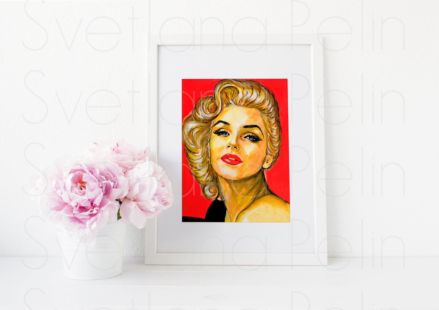 Marilyn Monroe, Milton Greene , ART PRINT Signed by Artist