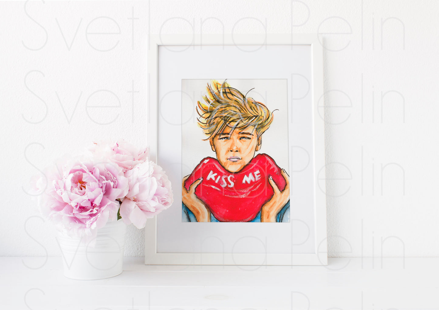 Leonardo DiCaprio, ART PRINT Signed by Artist