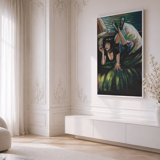 Uma Thurman in Pulp Fiction | Framed Fine Art Print