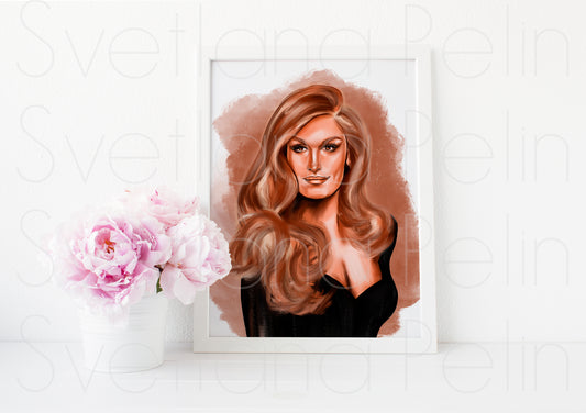 Dalida, ART PRINT Signed by Artist