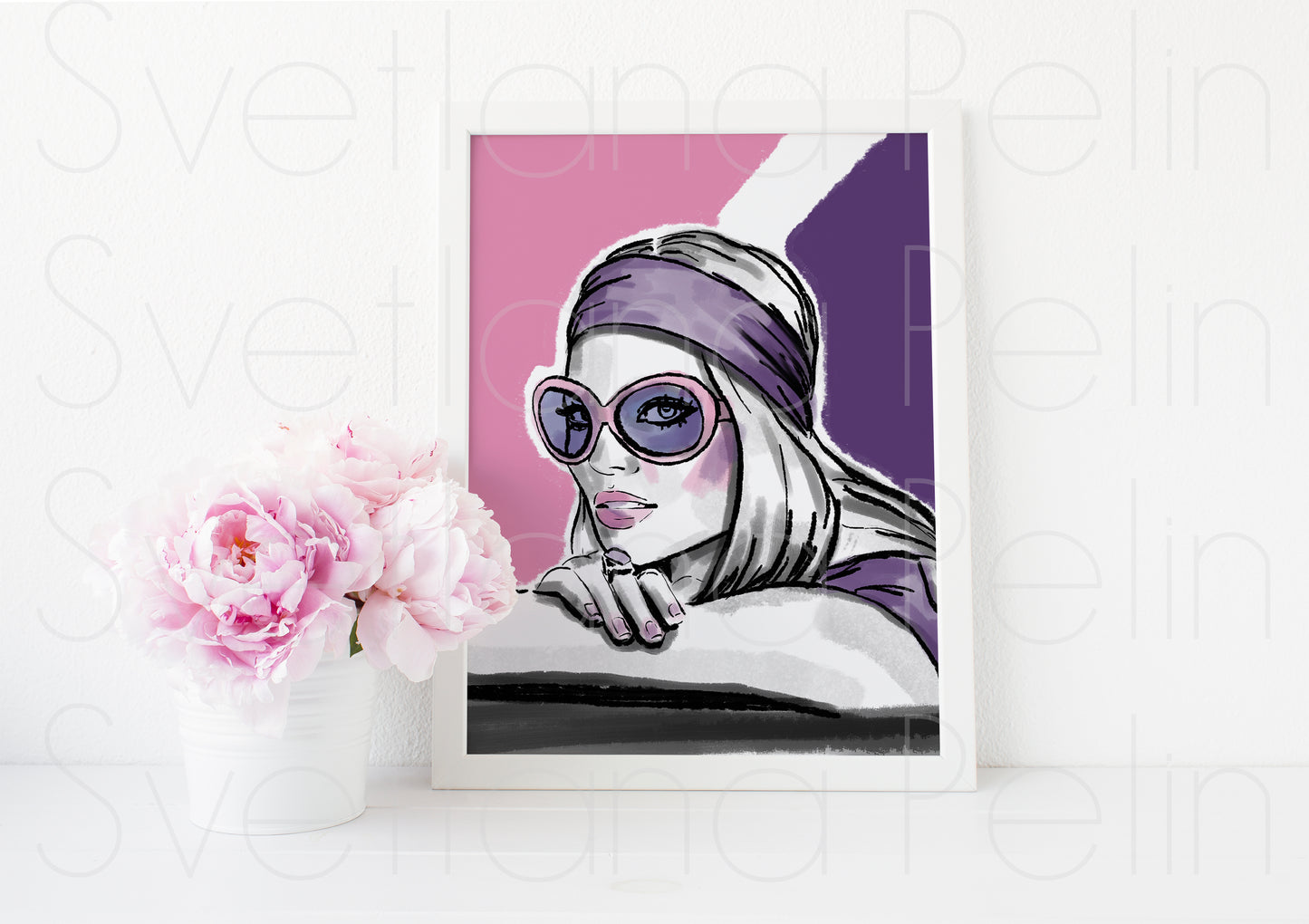 Margot Robbie, ART PRINT Signed by Artist