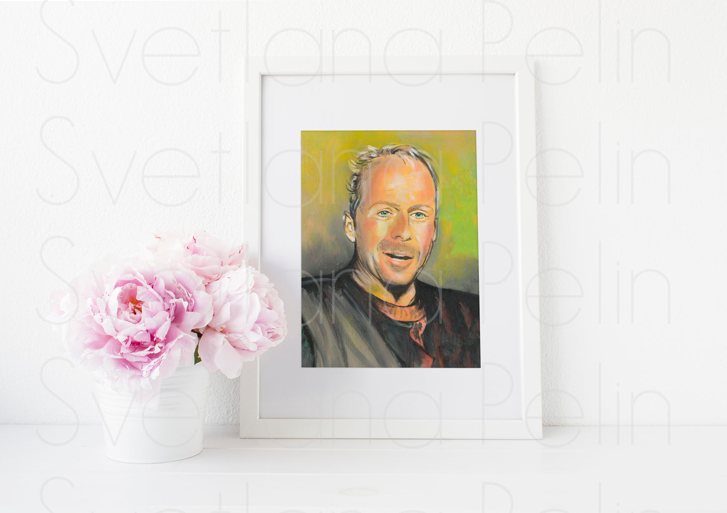 Bruce Willis, ART PRINT Signed by Artist