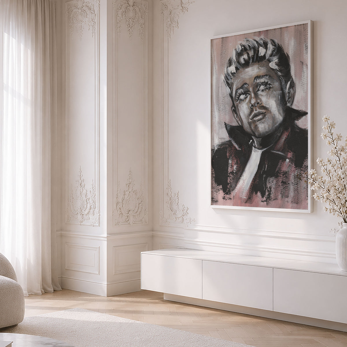 James Dean in Rebel Without a Cause | Framed Fine Art Print