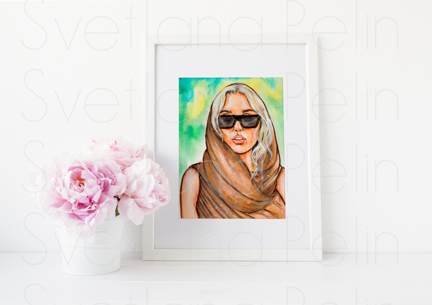 Miley, ART PRINT Signed by Artist