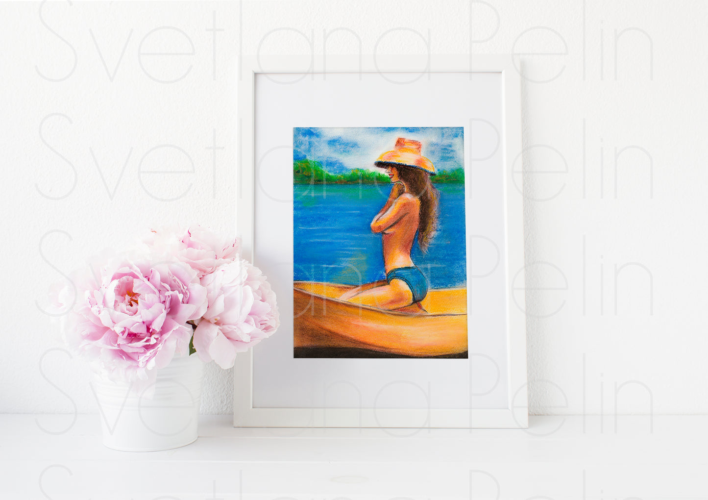 Christy Turlington, ART PRINT Signed by Artist