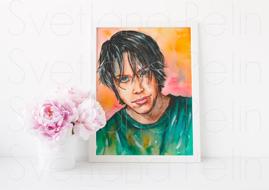 Keanu, ART PRINT Signed by Artist