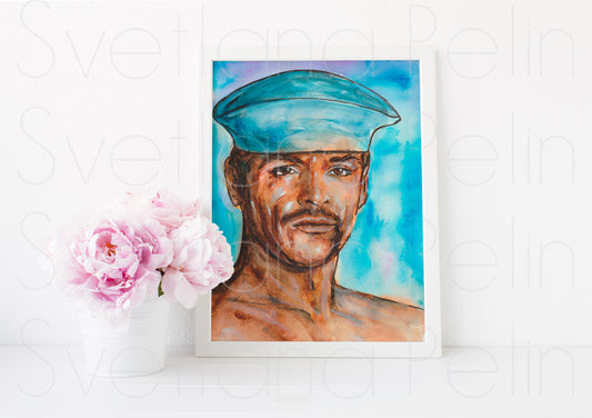 Jack Nicholson, ART PRINT Signed by Artist