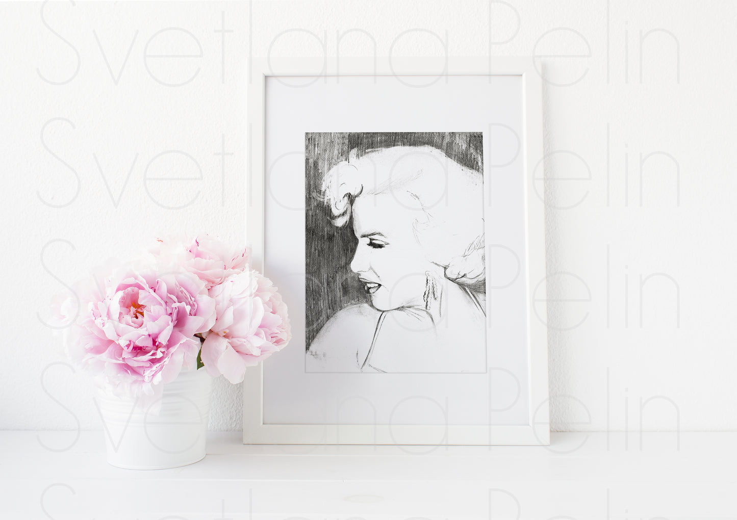 Marilyn Monroe, Photoplay Awards, ART PRINT Signed by Artist