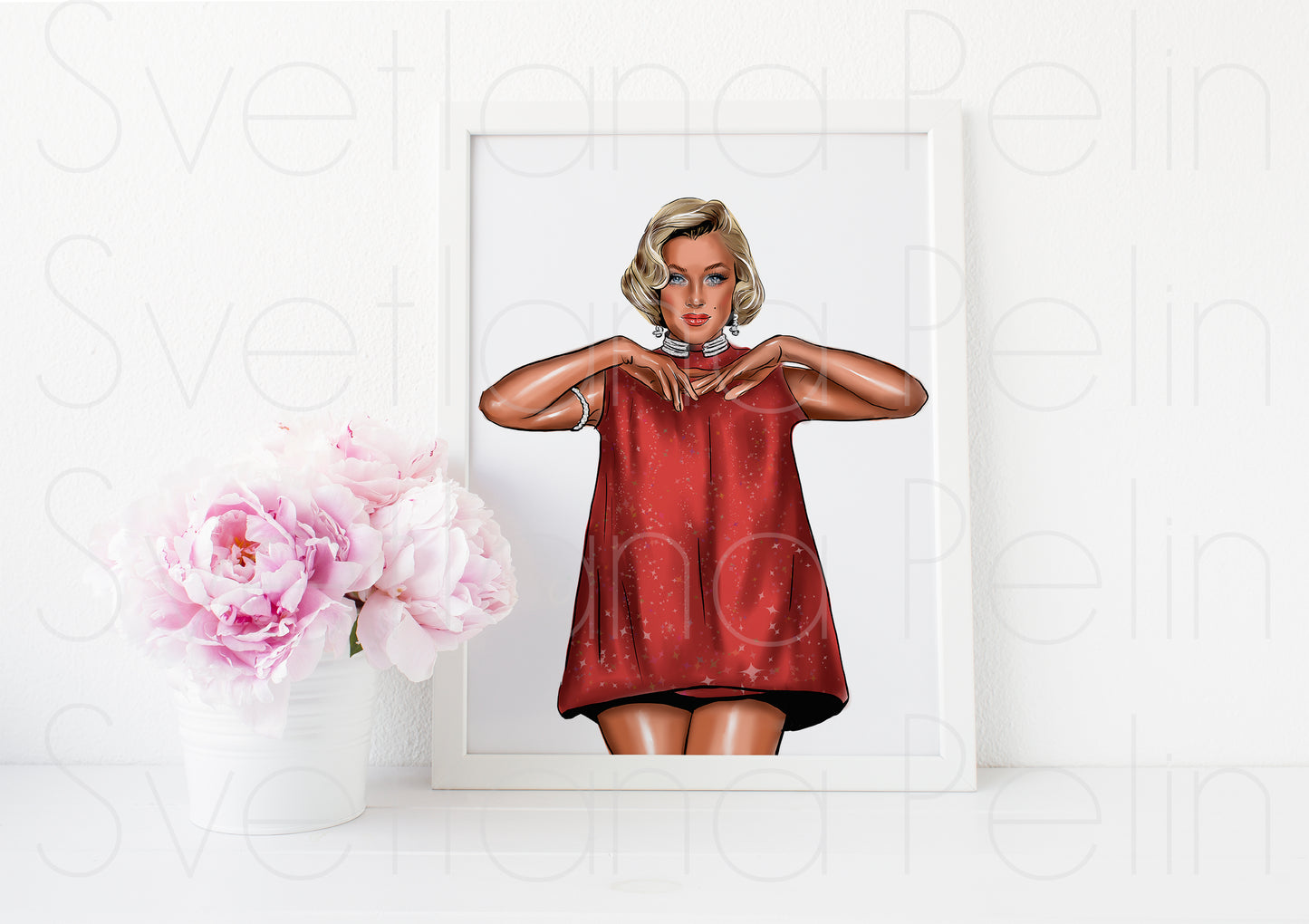 Marilyn Monroe, How to Marry a Millionaire, HTMM, ART PRINT Signed by Artist