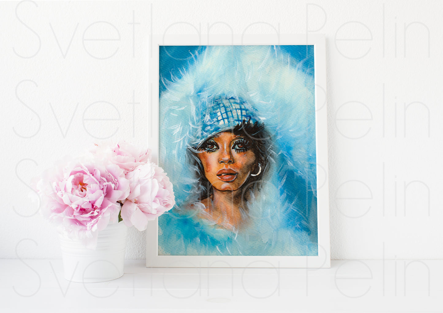 Diana Ross, ART PRINT Signed by Artist