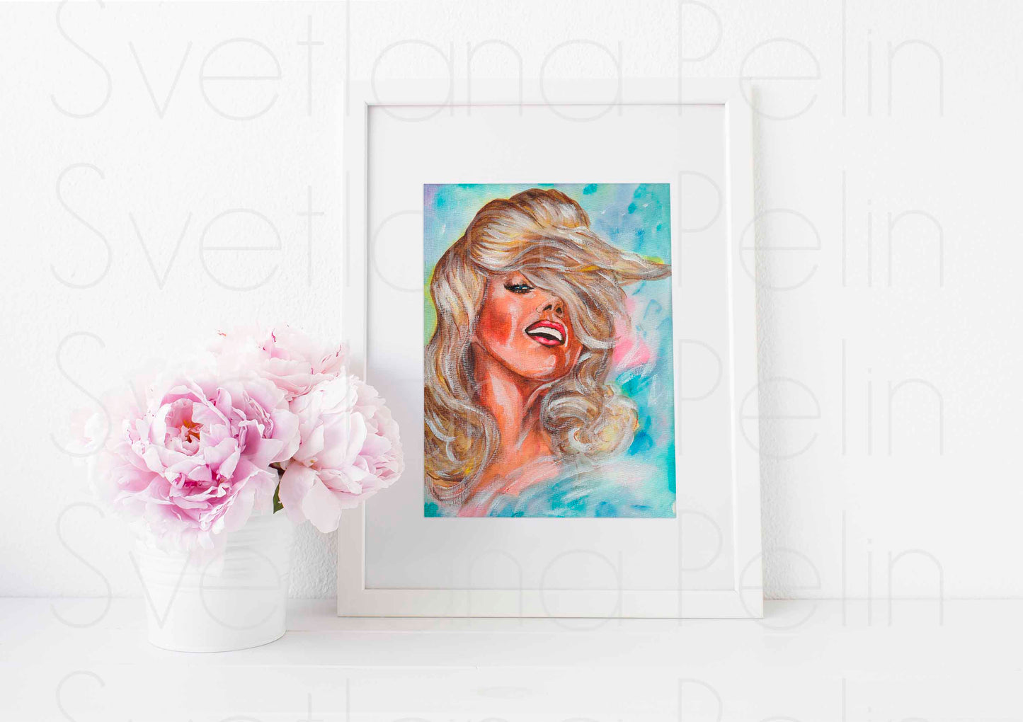 Marilyn Monroe, Jack Cardiff, ART PRINT Signed by Artist