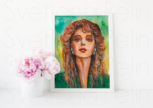 Sandra, ART PRINT Signed by Artist