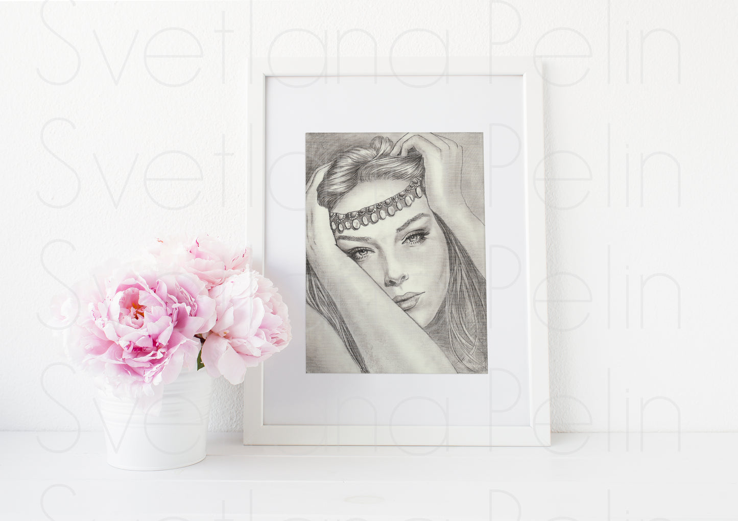 Sharon Stone, ART PRINT Signed by Artist