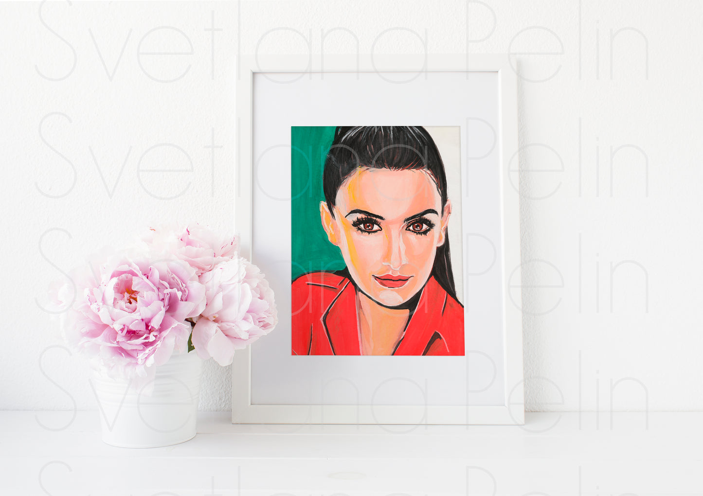 Penelope Cruz, ART PRINT Signed by Artist
