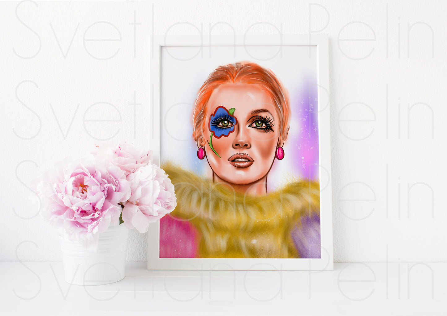 Julianne Moore, ART PRINT Signed by Artist