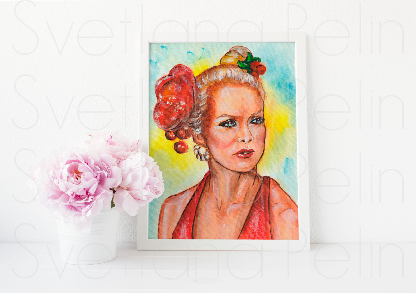 Goldie Hawn, ART PRINT Signed by Artist