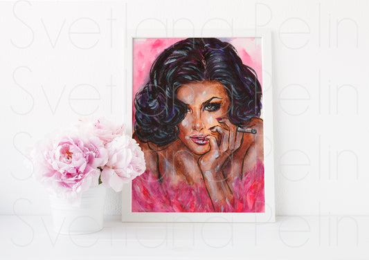 Sherilyn Fenn, ART PRINT Signed by Artist