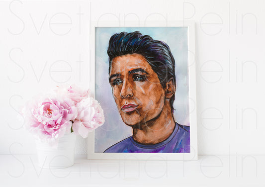Alec Baldwin, ART PRINT Signed by Artist