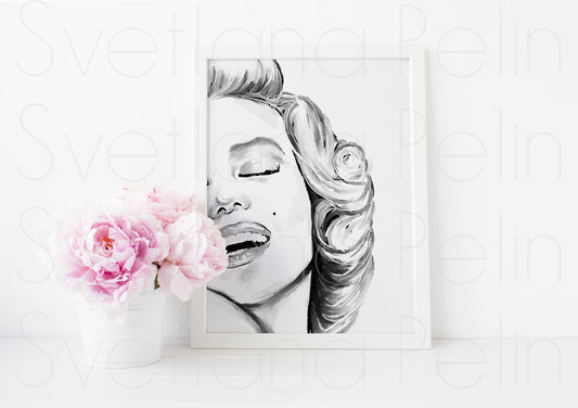 Marilyn Monroe, Richard Avedon, The Prince and the Showgirl, ART PRINT Signed by Artist