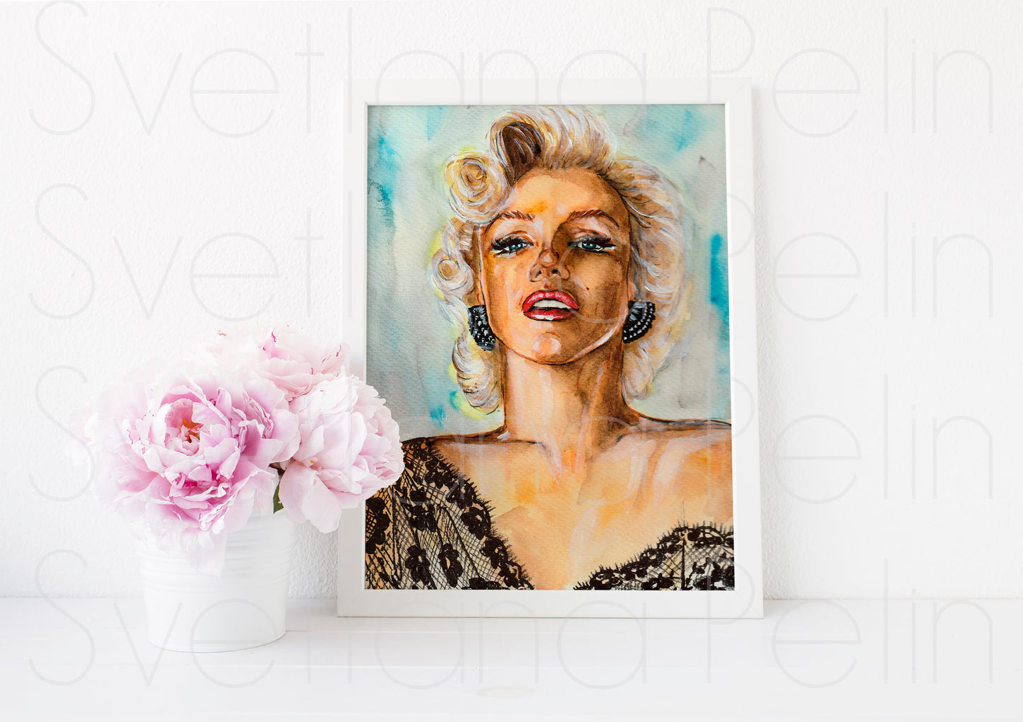 Marilyn Monroe, Ernest Bachrach, ART PRINT Signed by Artist