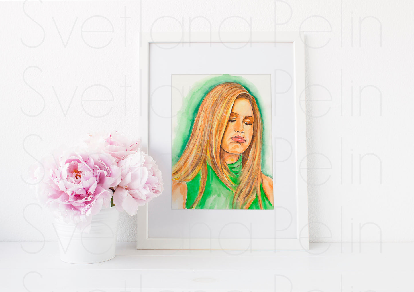 Jennifer Aniston, ART PRINT Signed by Artist