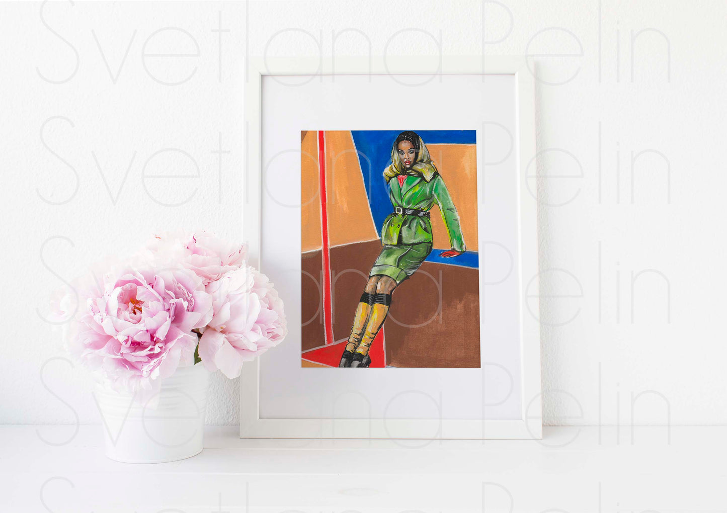 Naomi Campbell, ART PRINT Signed by Artist