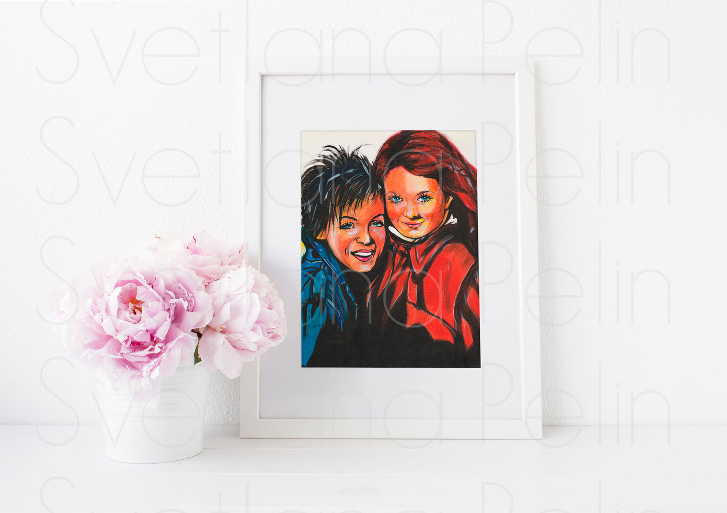 t.A.T.u., Lena Katina, Julia Volkova, ART PRINT Signed by Artist