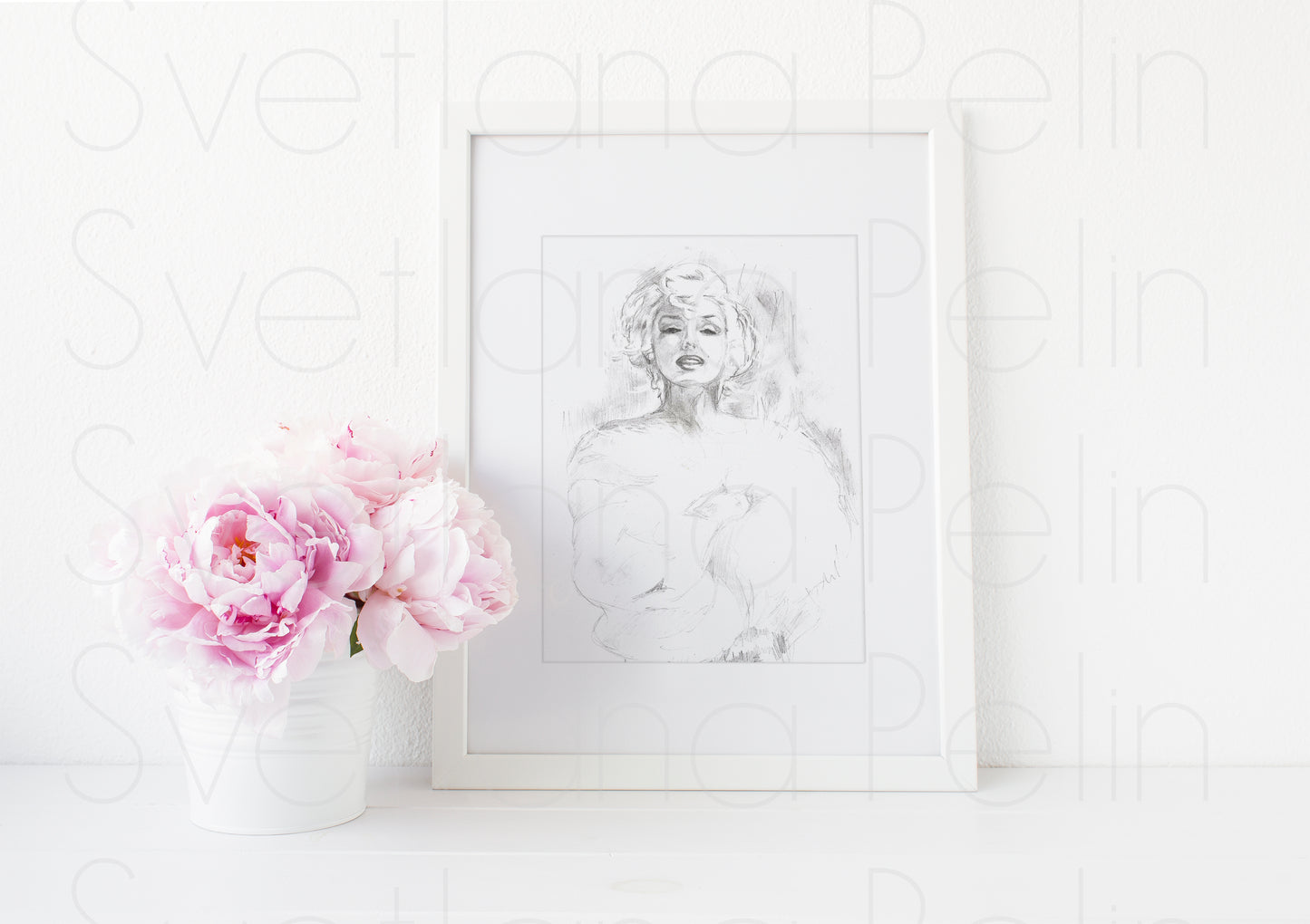 Marilyn Monroe, Some Like It Hot, ART PRINT Signed by Artist