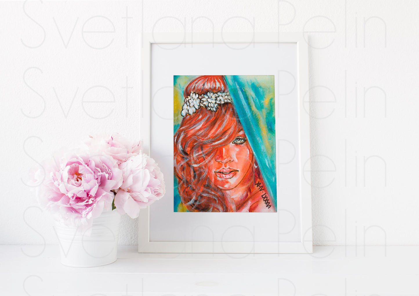 Rihanna, ART PRINT Signed by Artist