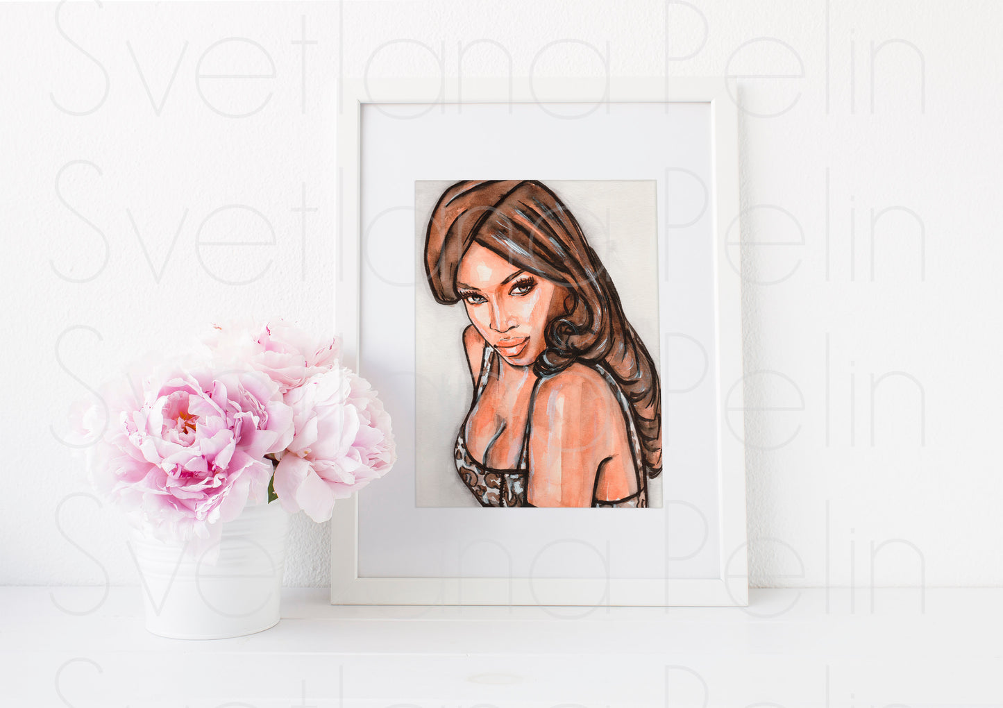 Naomi Campbell, ART PRINT Signed by Artist